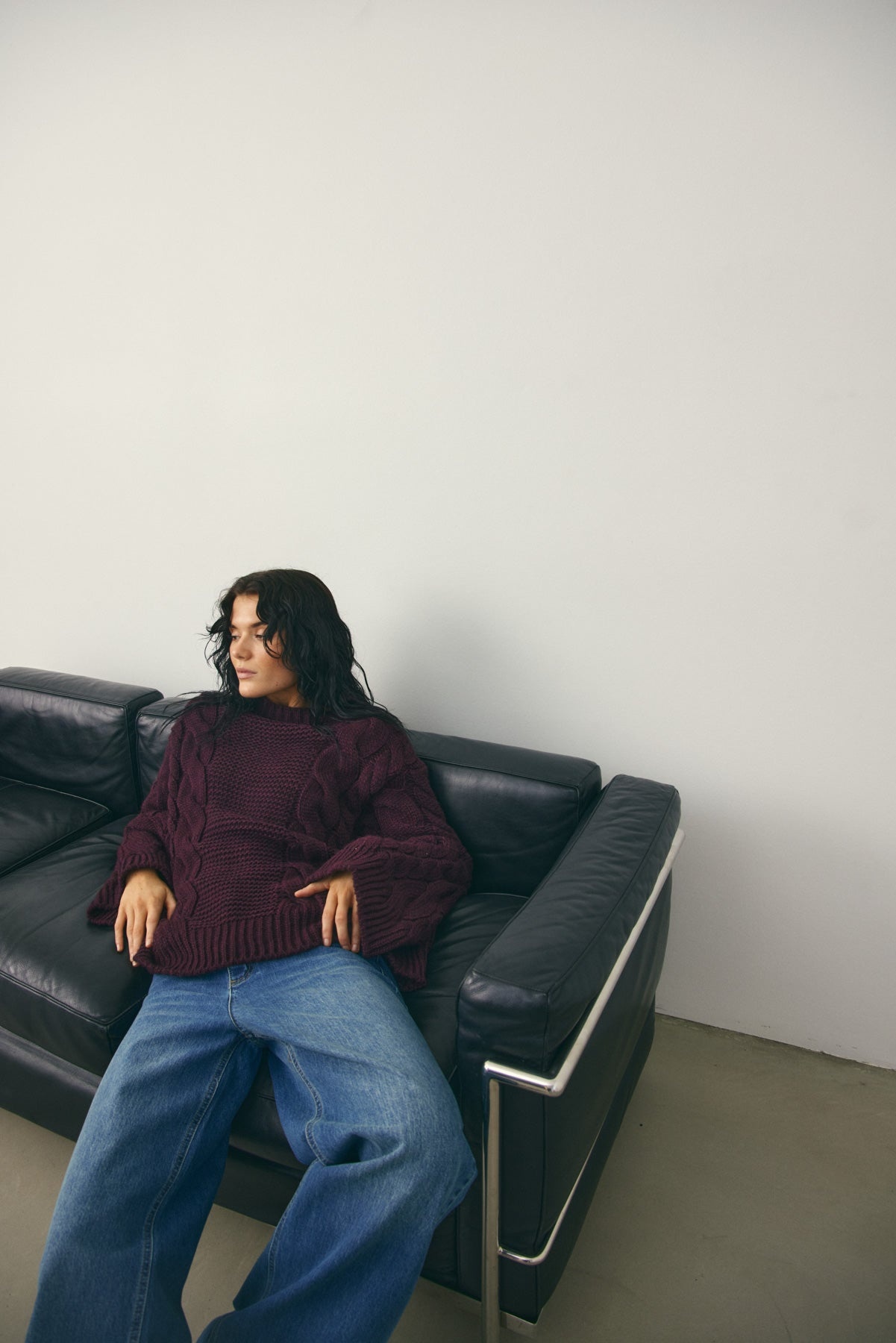 NOELLA Lisbeth Knit Burgundy TU