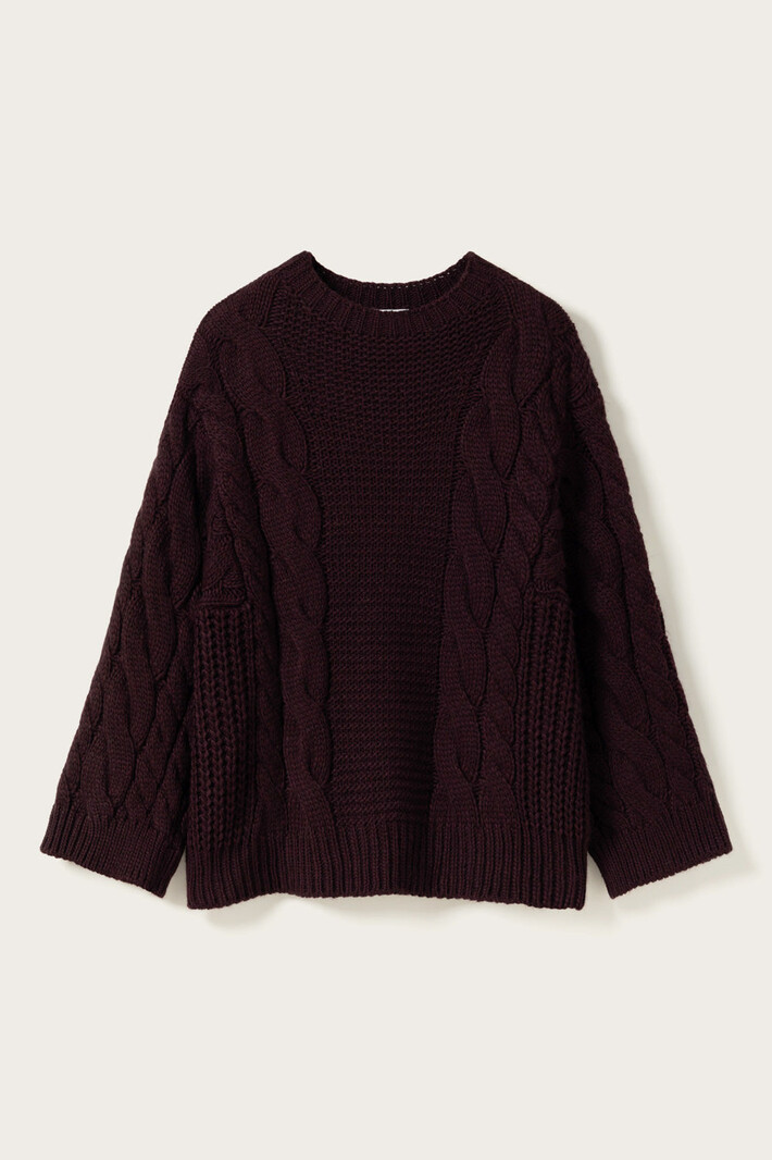 NOELLA Lisbeth Knit Burgundy TU