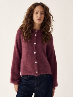 NOELLA Kae Knit Cardigan Rust