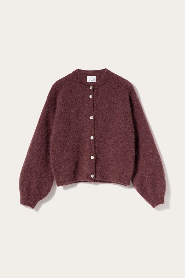 NOELLA Kae Knit Cardigan Rust