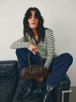 NOELLA Luane Top Caryll Black Stripe