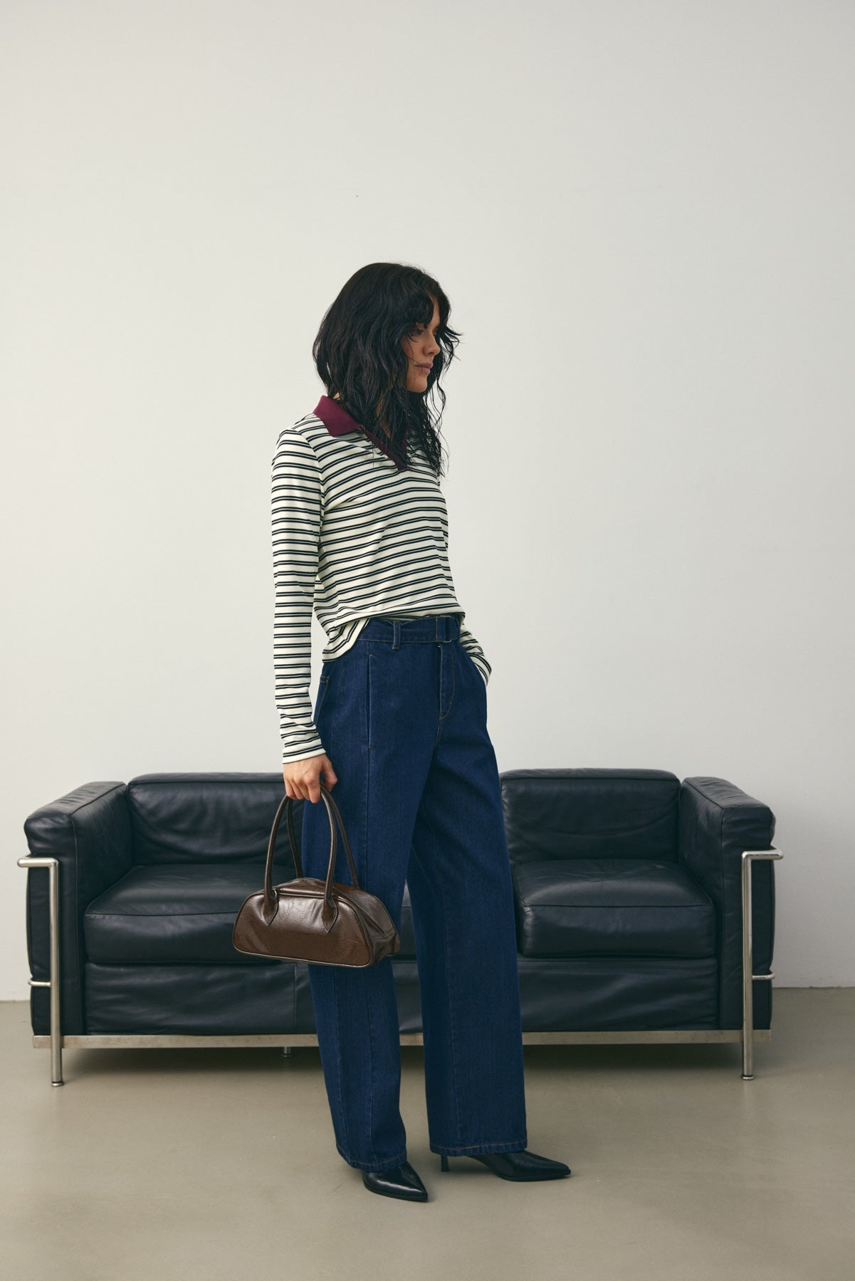 NOELLA Luane Top Caryll Black Stripe