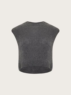 NOELLA Lelia Knit Charcoal Debardeur