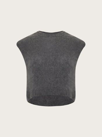 NOELLA Lelia Knit Charcoal Debardeur