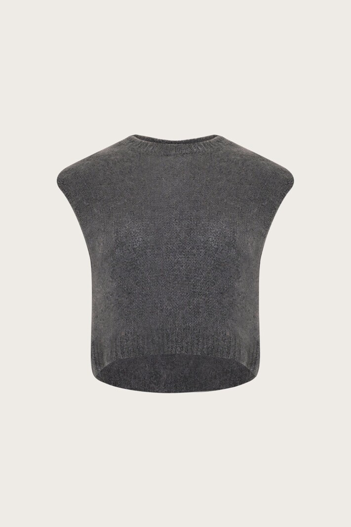 NOELLA Lelia Knit Charcoal Debardeur