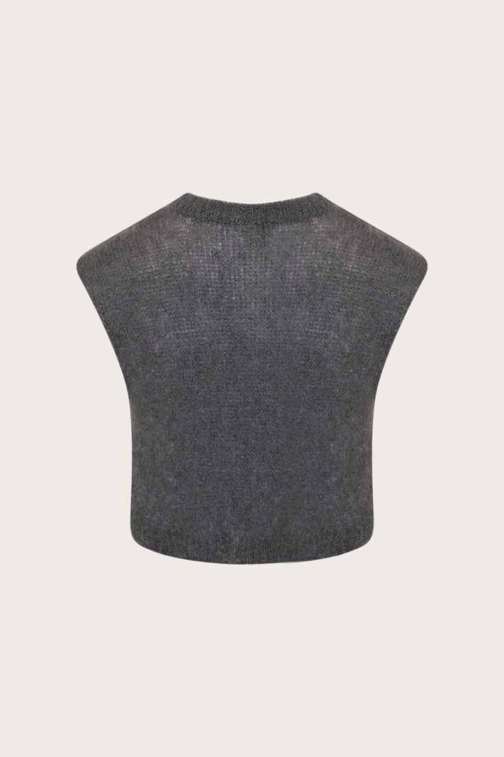 NOELLA Lelia Knit Charcoal Debardeur