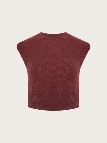 NOELLA Lelia Knit Burgundy Debardeur