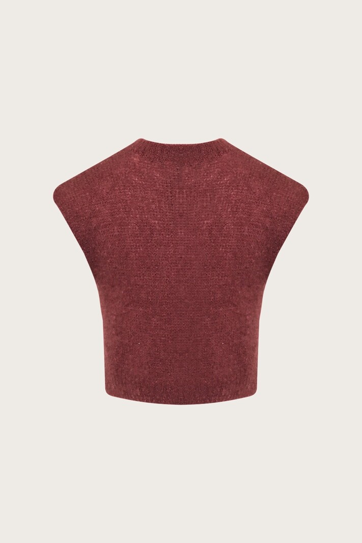 NOELLA Lelia Knit Burgundy Debardeur