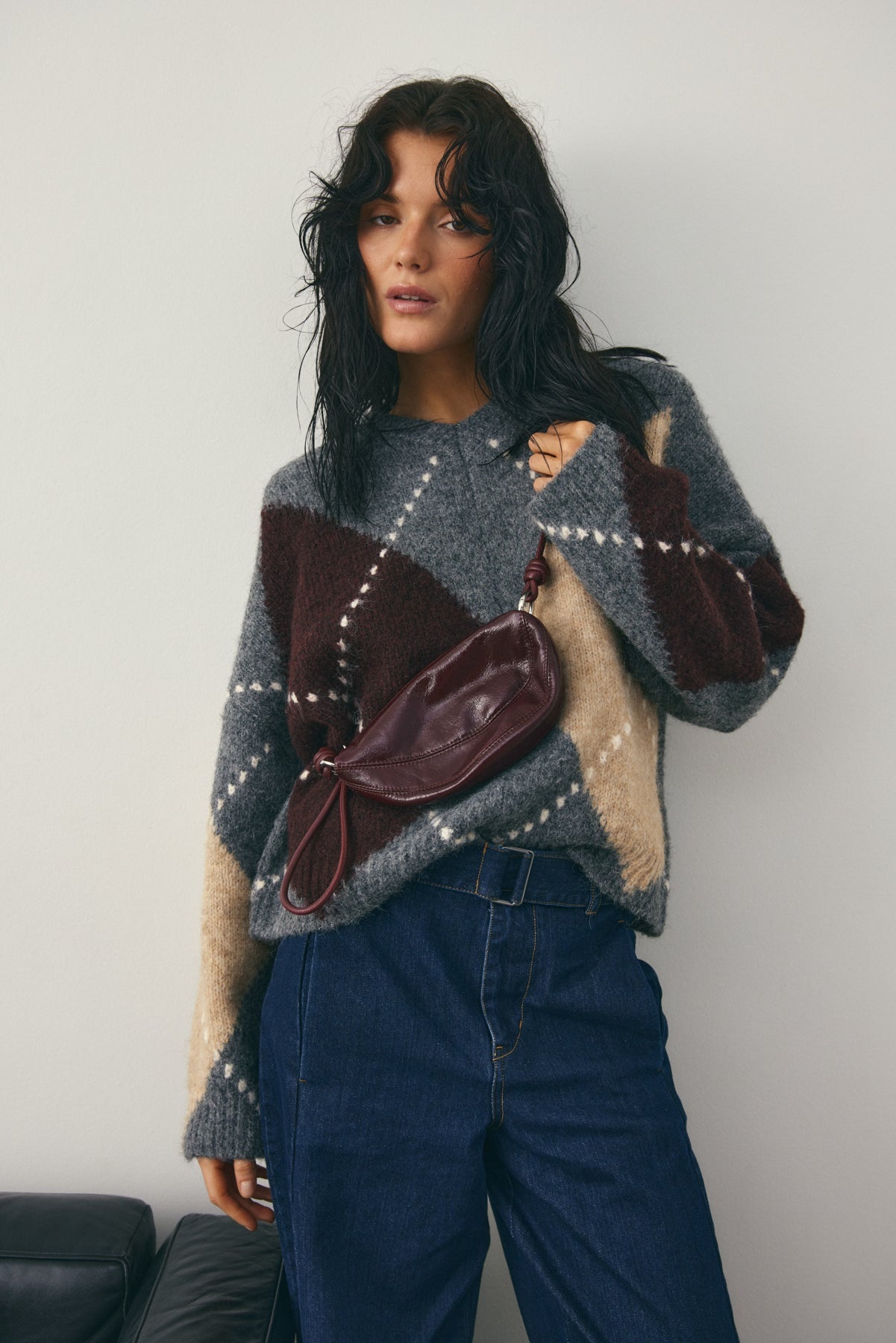 NOELLA Lai Knit Grey Melange