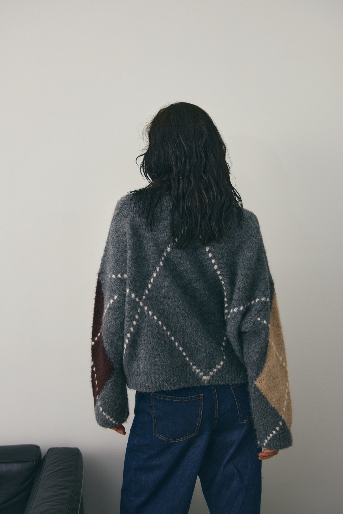 NOELLA Lai Knit Grey Melange