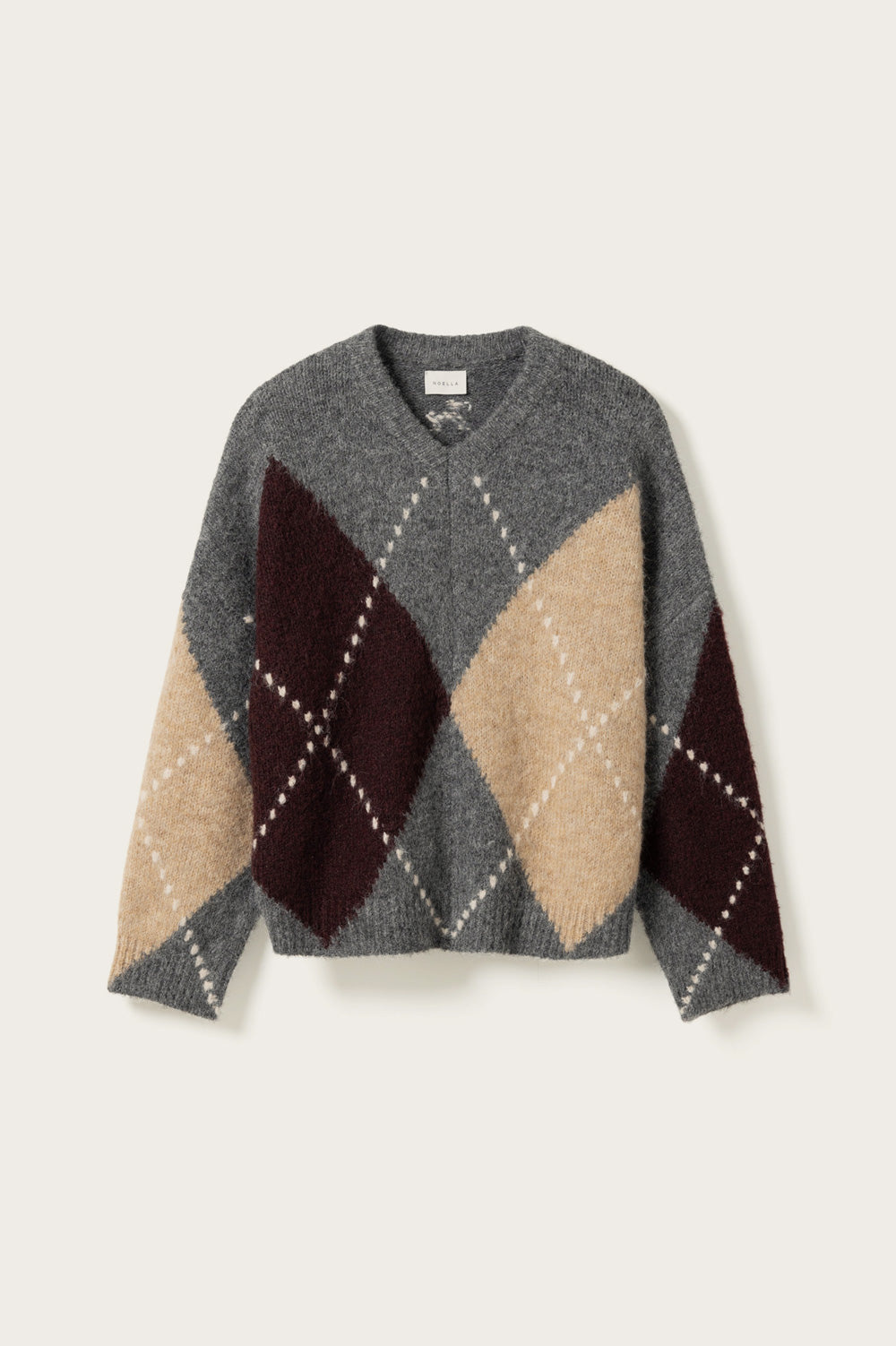 NOELLA Lai Knit Grey Melange