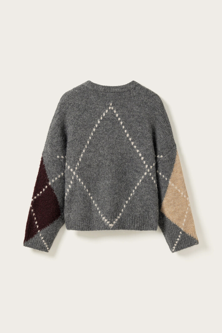 NOELLA Lai Knit Grey Melange