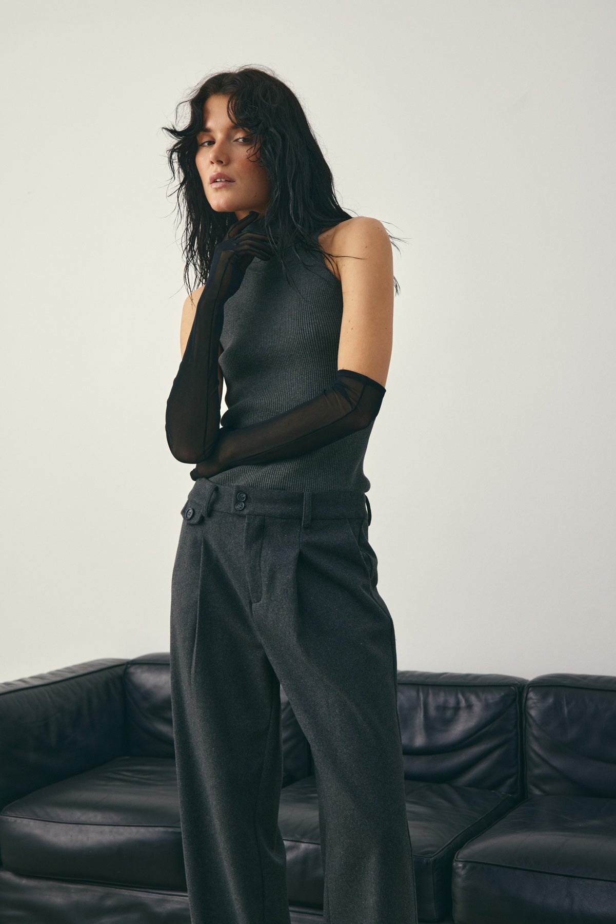 NOELLA Joann Pants Melange Grey