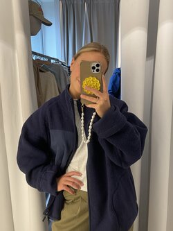 MM Yeliz Fleece Jacket Navy