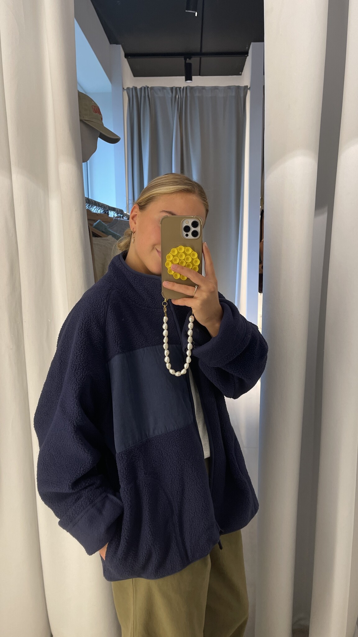 MM Yeliz Fleece Jacket Navy