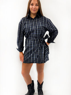 MM Pipa Dress Checkered