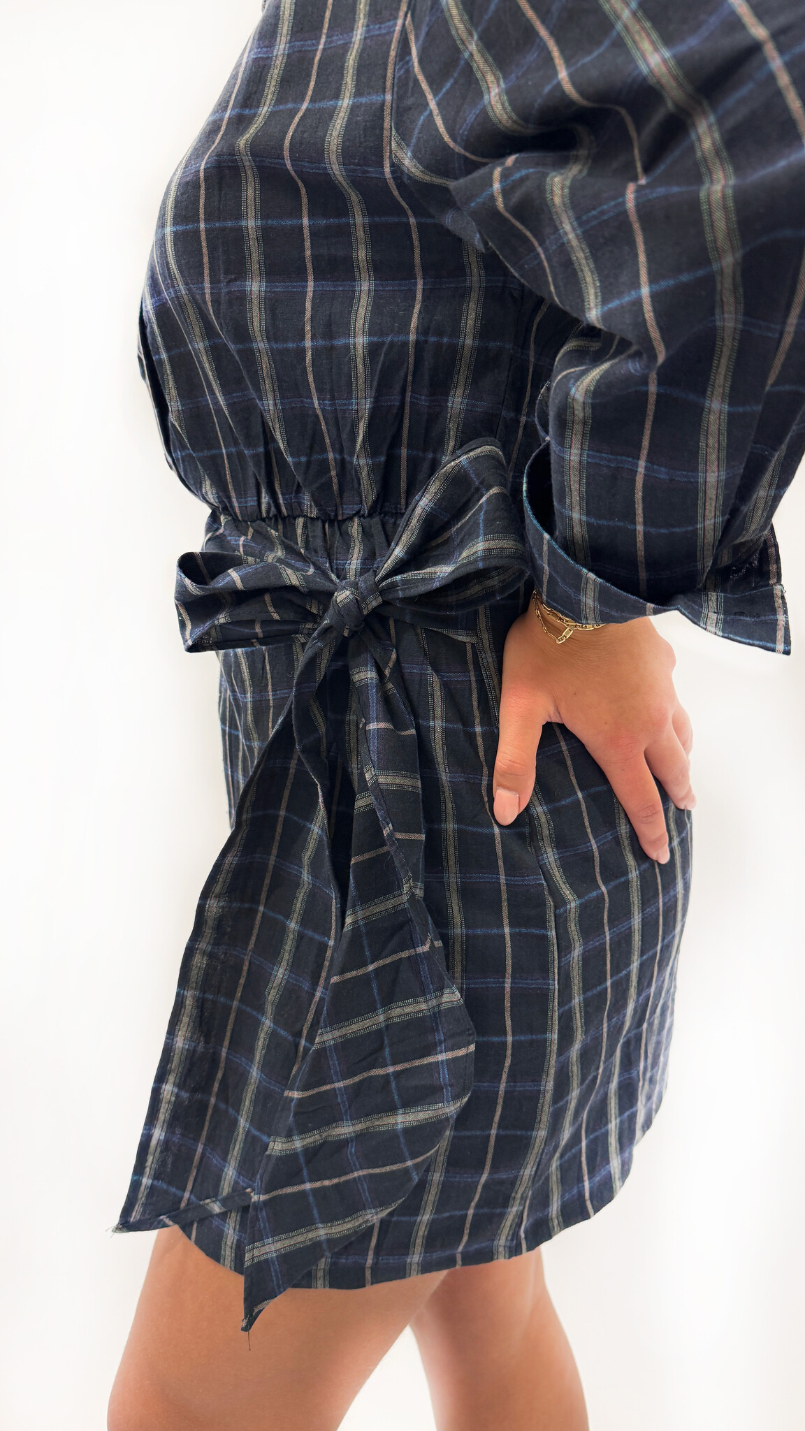 MM Pipa Dress Checkered