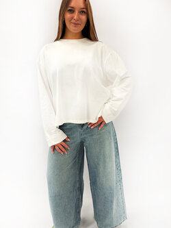 MM Veronique Longsleeve Tee White