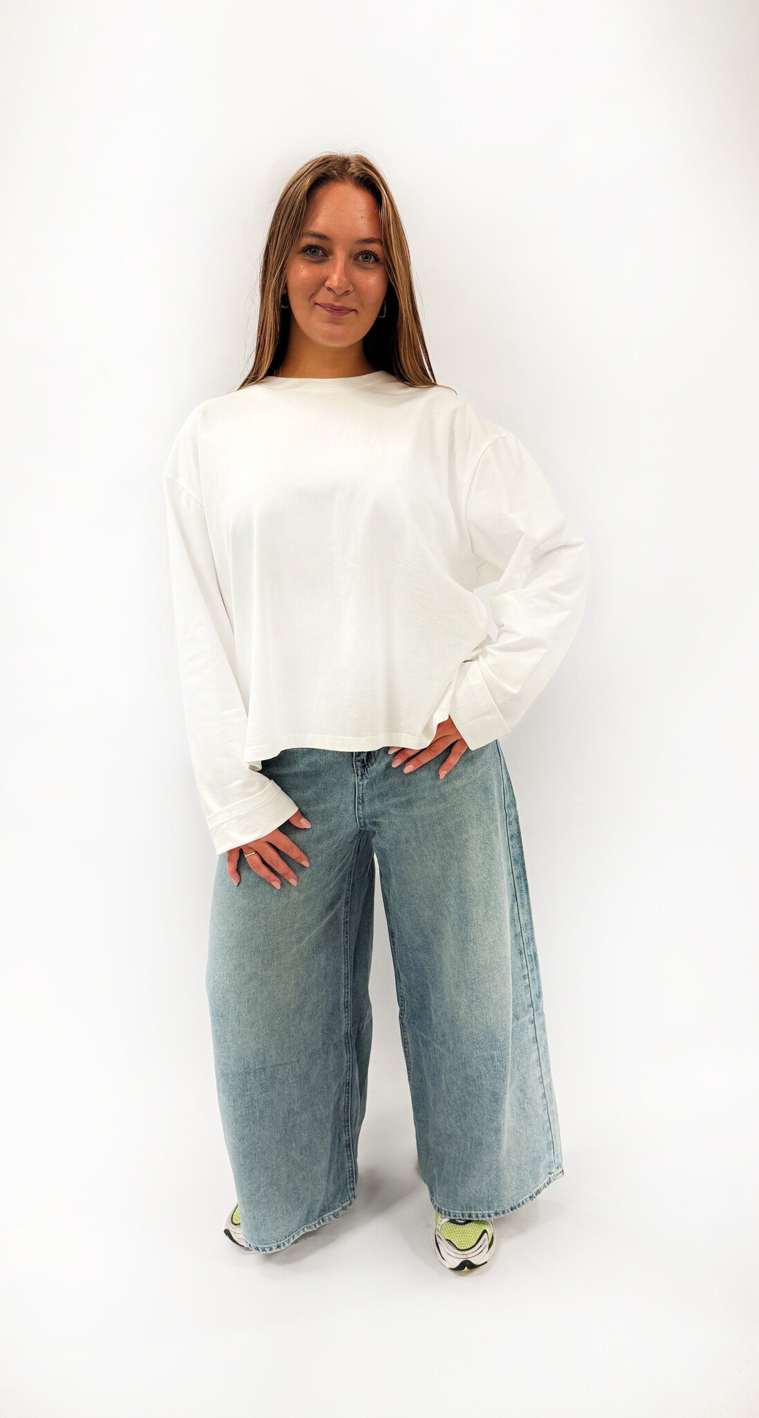 MM Veronique Longsleeve Tee White