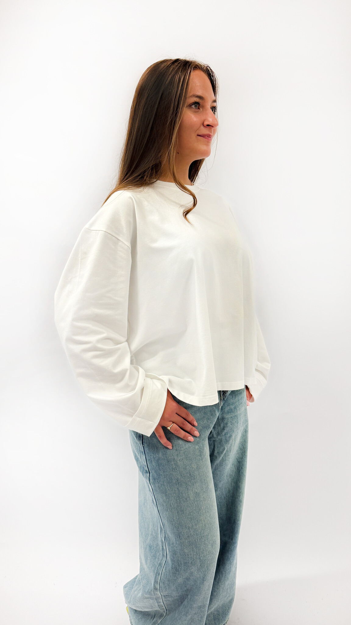 MM Veronique Longsleeve Tee White