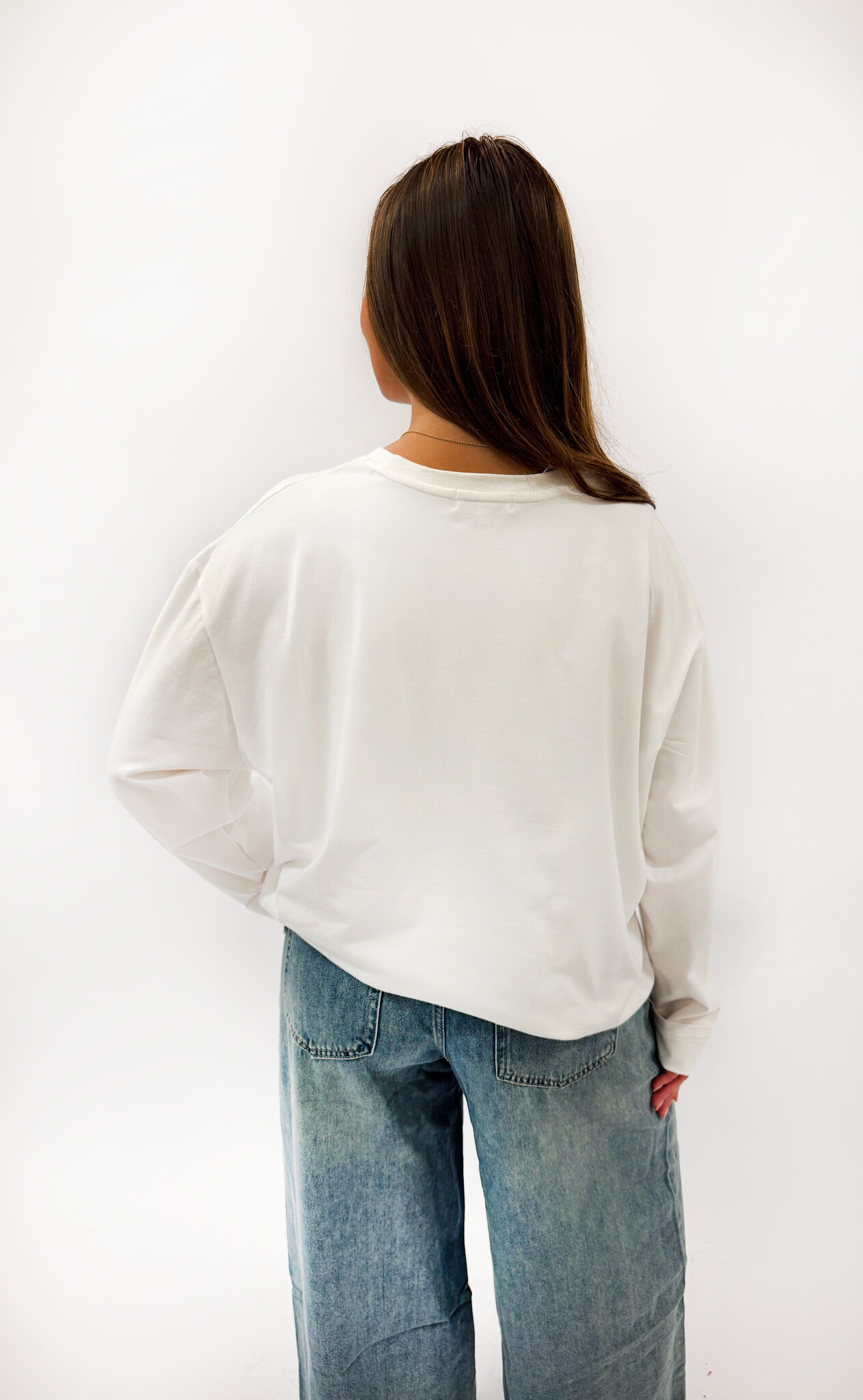 MM Veronique Longsleeve Tee White