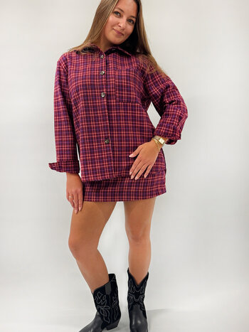 MM Romy Jacket Checkered Pink