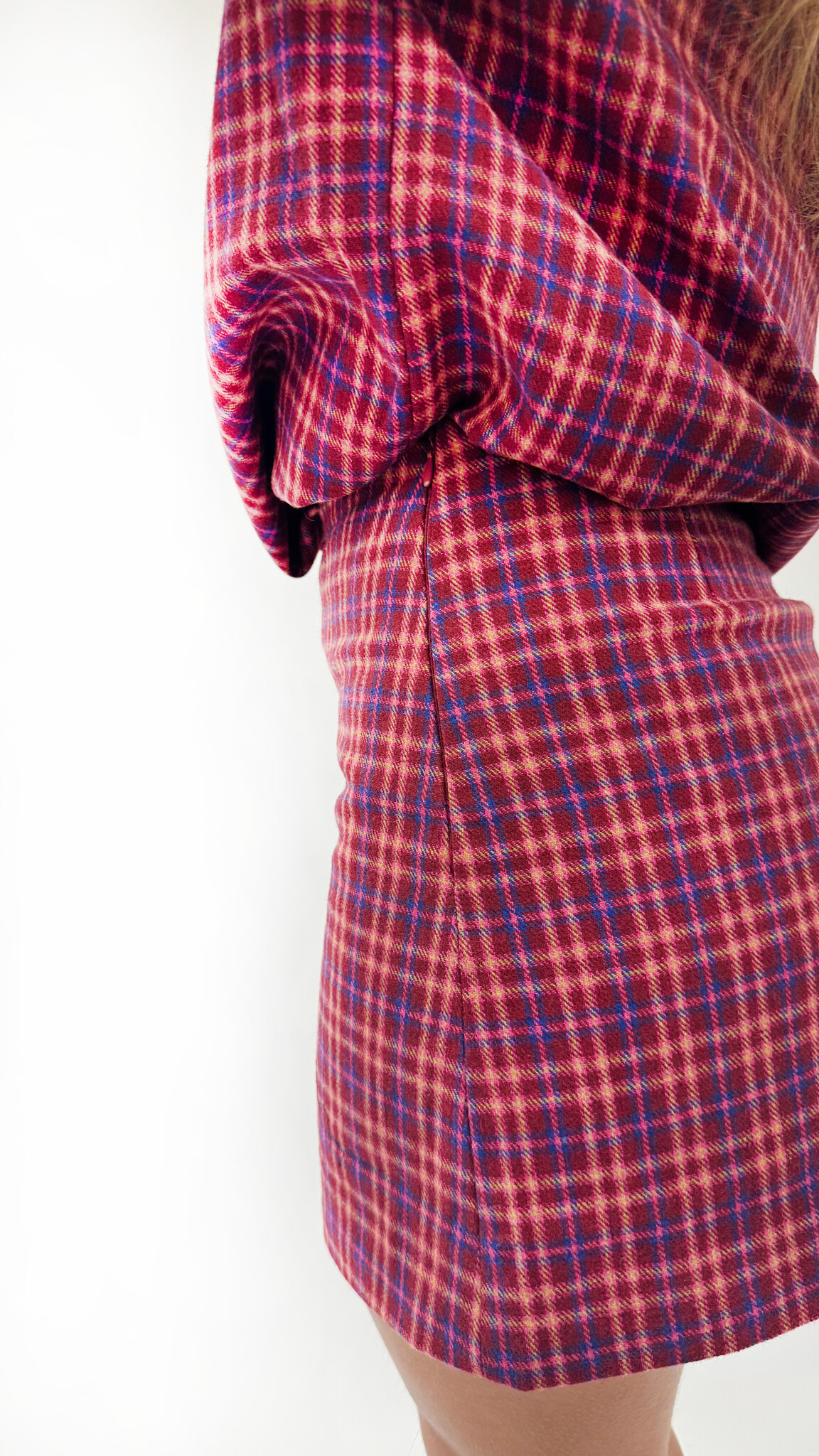 MM Romy Skirt Checkered Pink