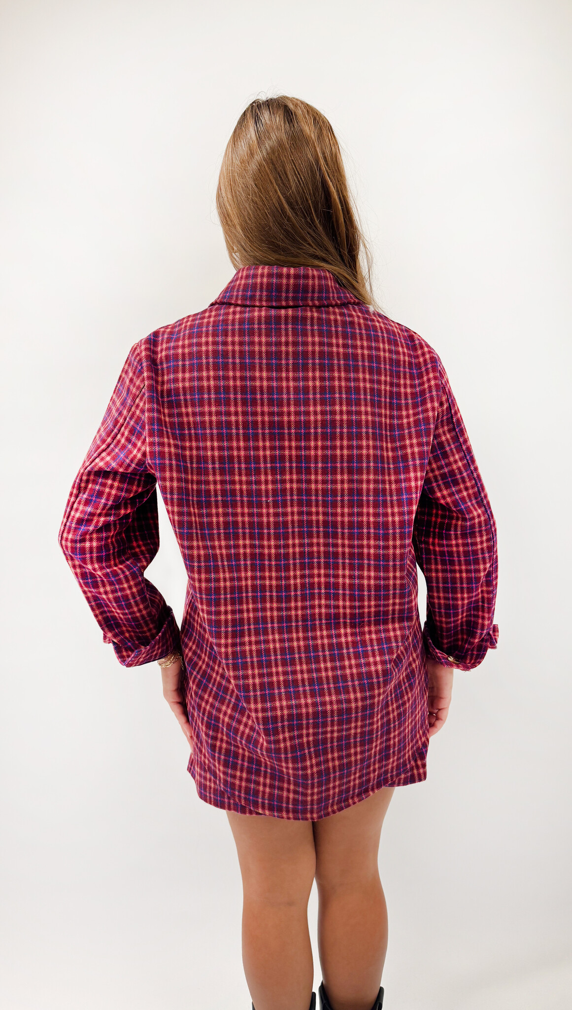 MM Romy Skirt Checkered Pink