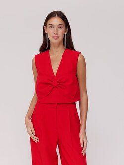 HARPER & YVE Sabrina Top Red