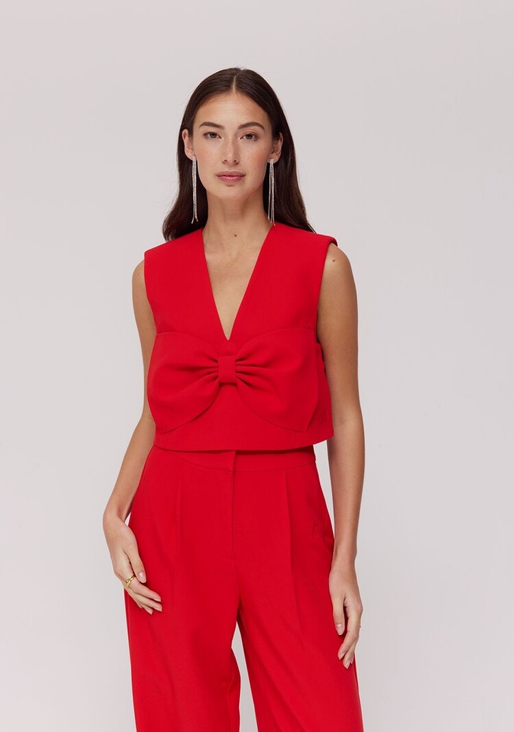 HARPER & YVE Sabrina Top Red