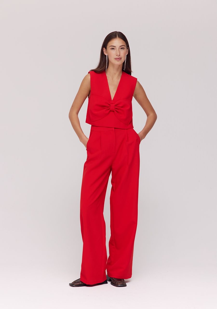 HARPER & YVE Sabrina Top Red