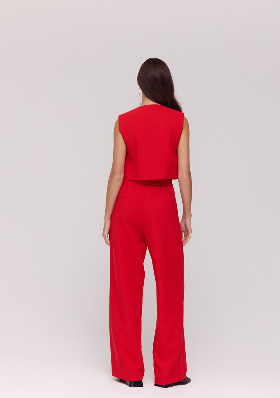 HARPER & YVE Sabrina Top Red