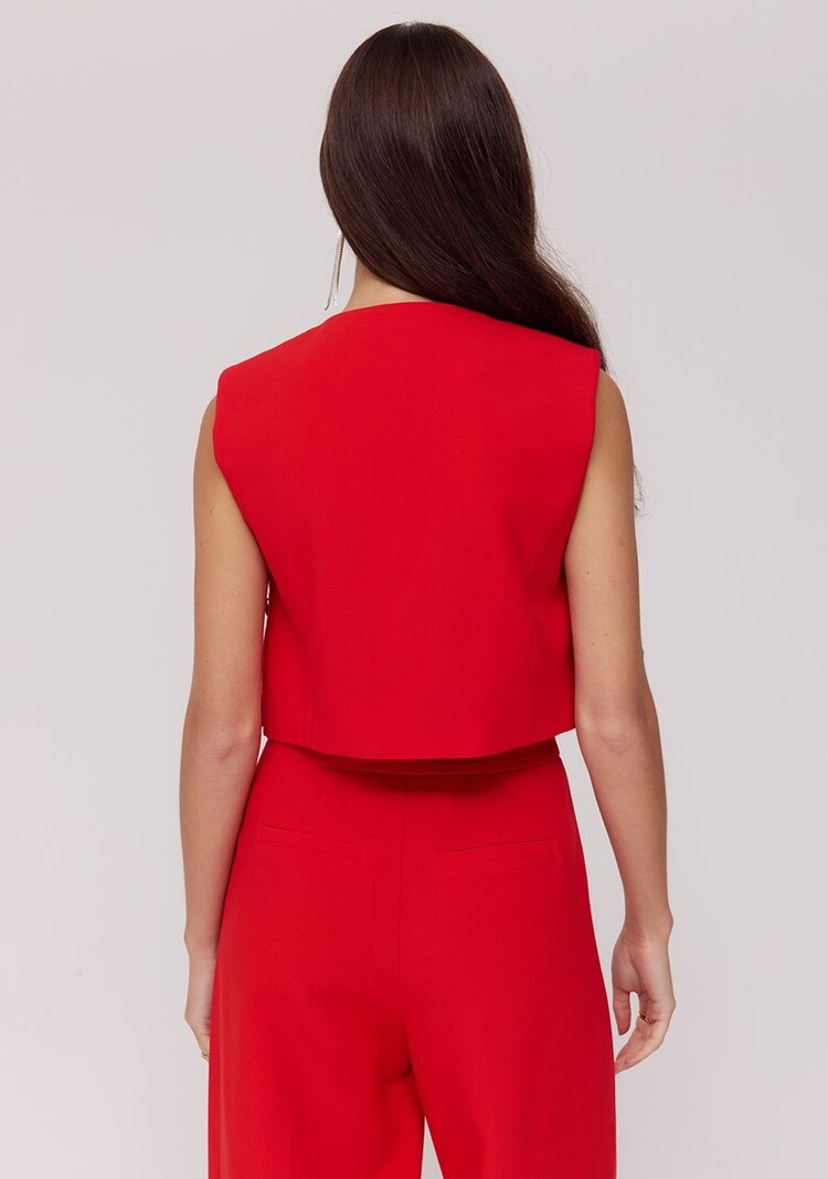 HARPER & YVE Sabrina Top Red
