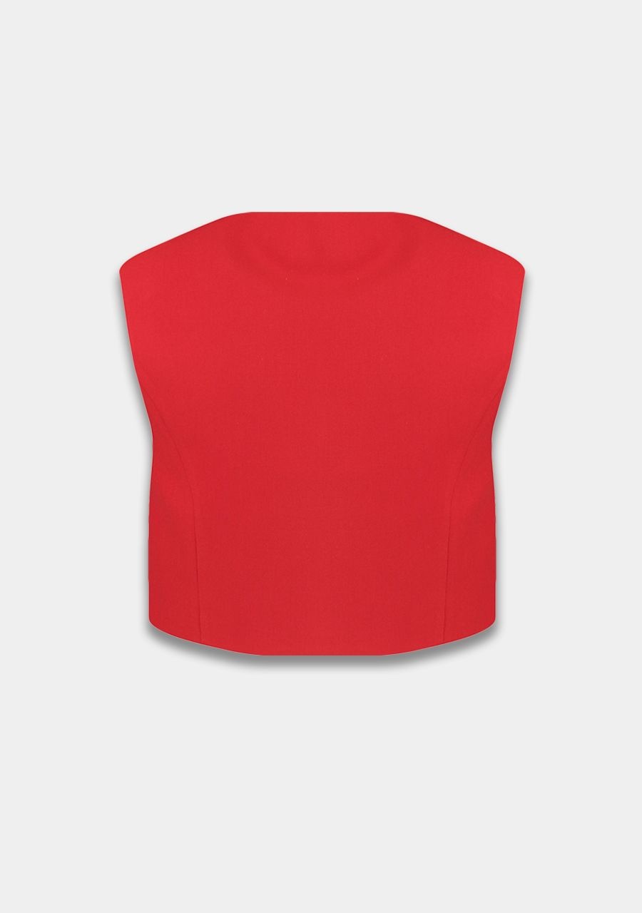HARPER & YVE Sabrina Top Red