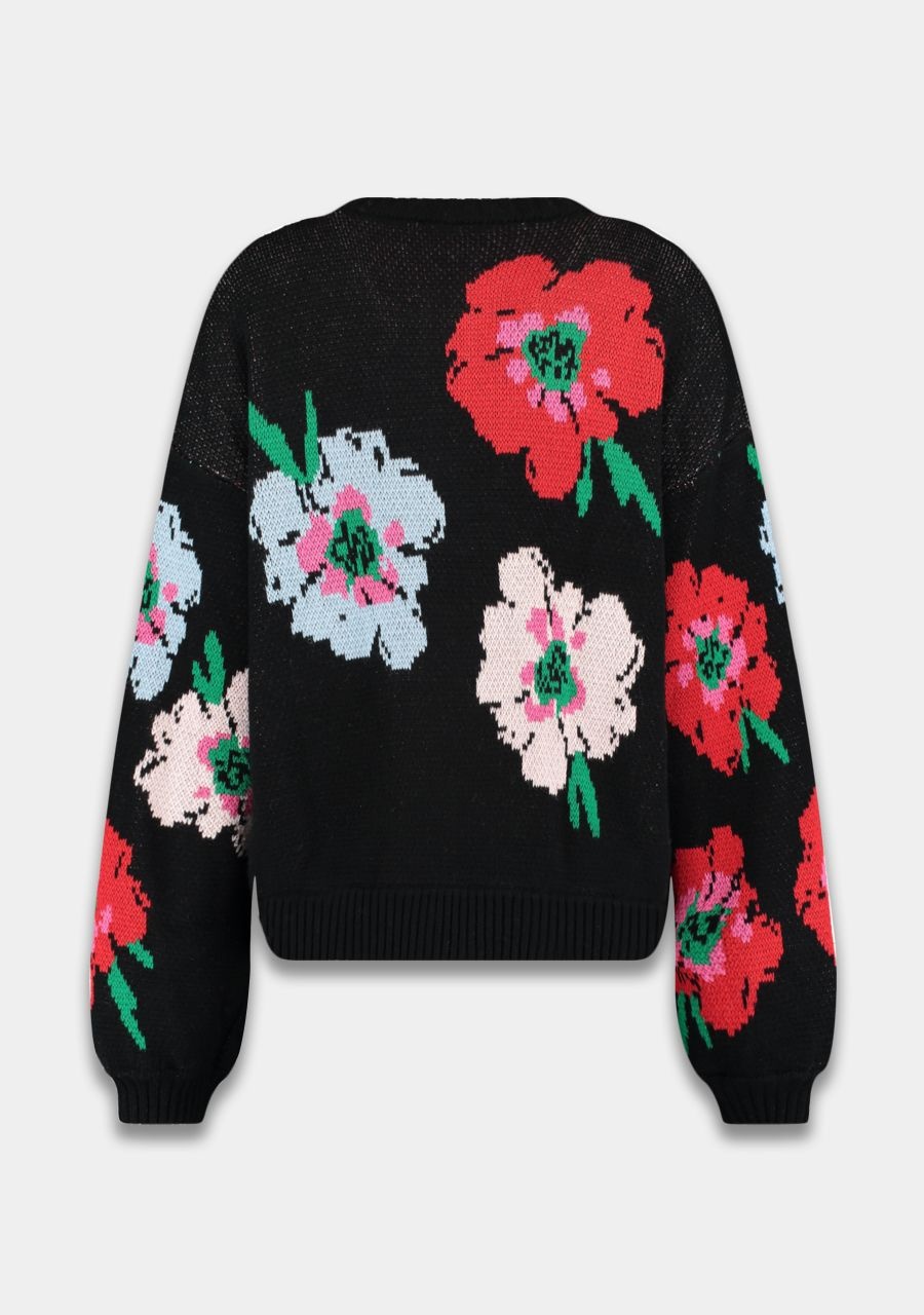 HARPER & YVE Jazz Cardigan Black Flowers