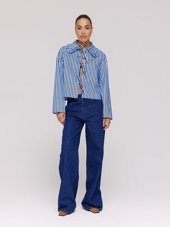 HARPER & YVE Mayra Pants Blue Studs