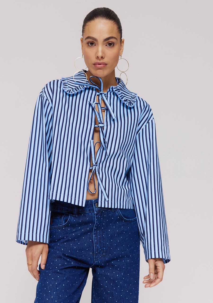 HARPER & YVE Mayra Pants Blue Studs