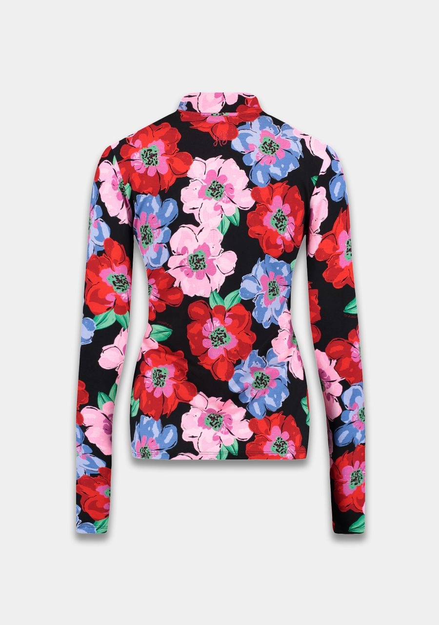 HARPER & YVE Jane Top Black Flowers