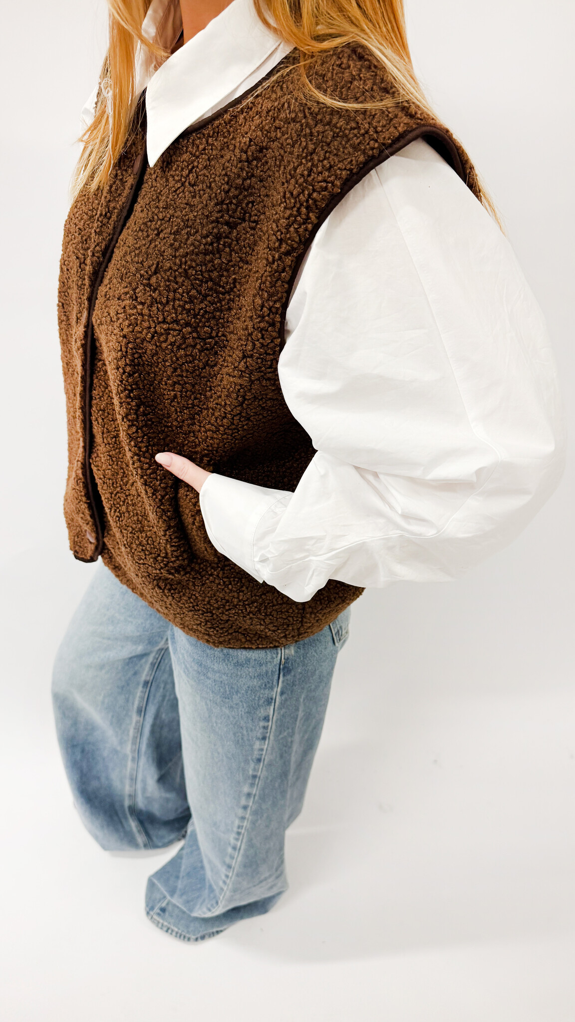 MM Olly Veste Teddy Brown