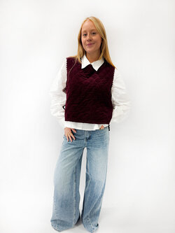 MM Maureen Top Burgundy TU