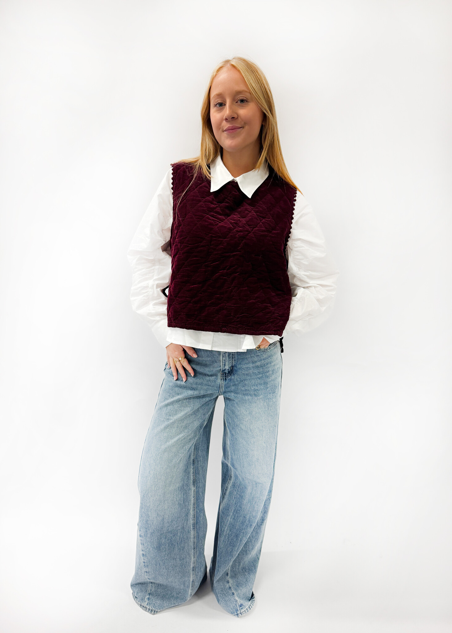 MM Maureen Top Burgundy TU