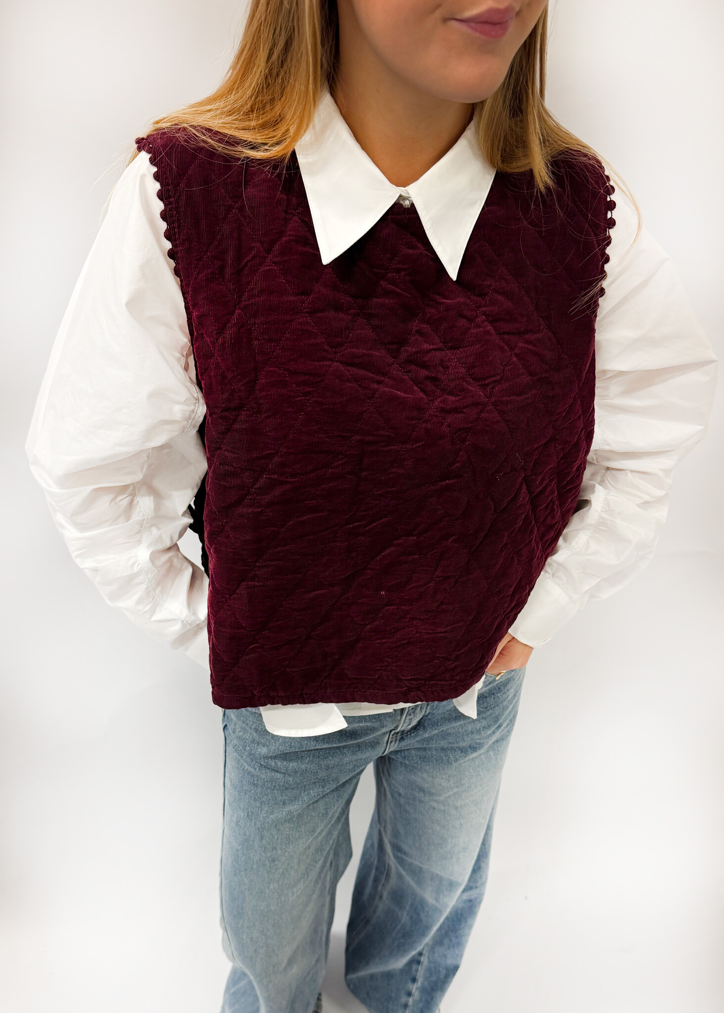 MM Maureen Top Burgundy TU