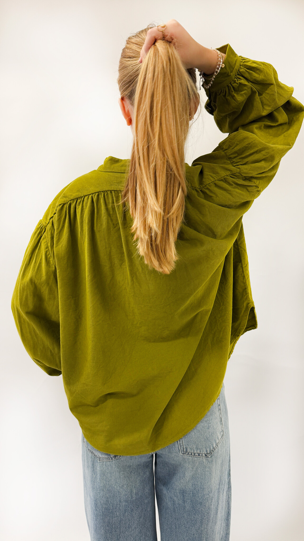 MM Copy of Mariette Corduroy Shirt Burgundy