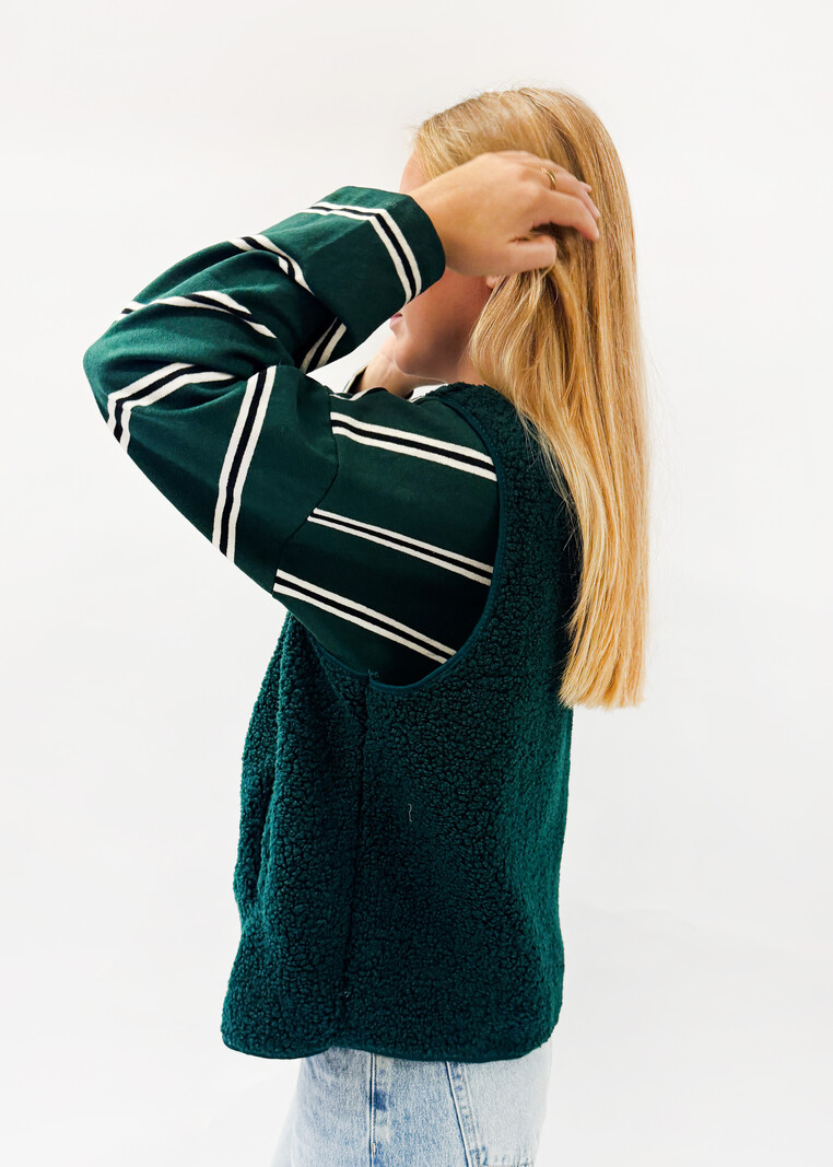 MM Olly Veste Teddy Green