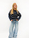 MM Bowie T-shirt Striped Navy Blue TU