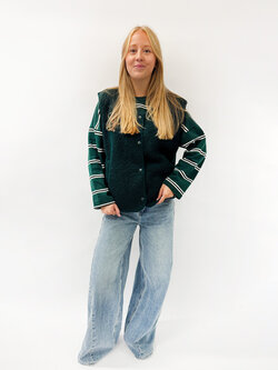 MM Olly Veste Teddy Green