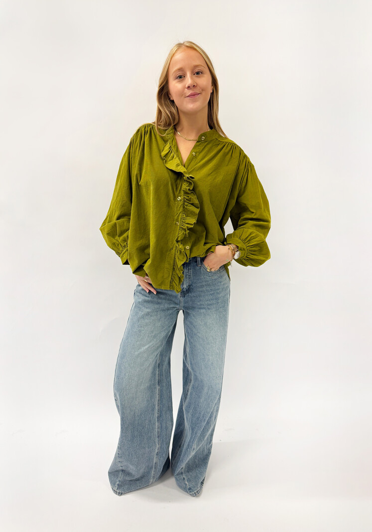 MM Copy of Mariette Corduroy Shirt Burgundy