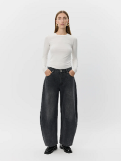 SOFIE SCHNOOR Tomar Jeans Black Balloon