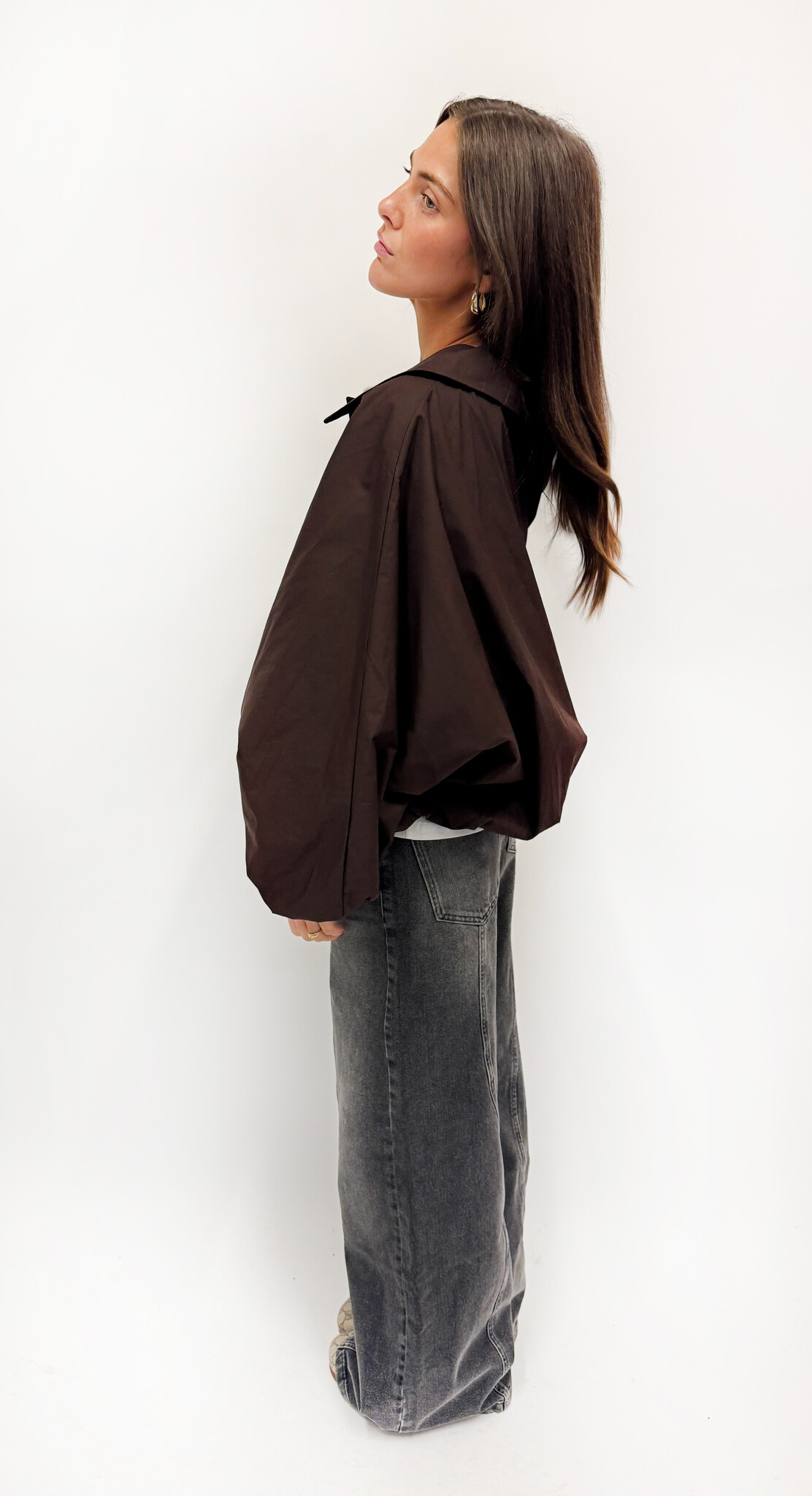 MM Lola Blouse Brown Butterfly TU