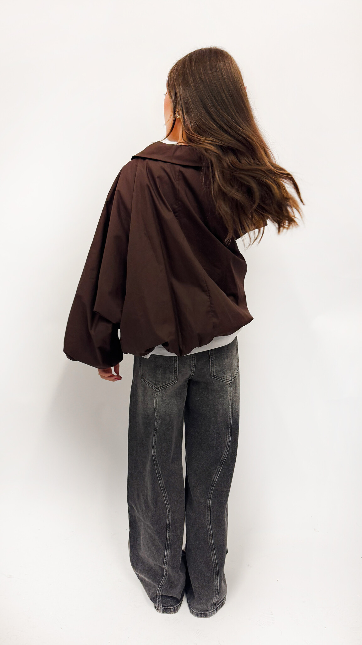 MM Lola Blouse Brown Butterfly TU